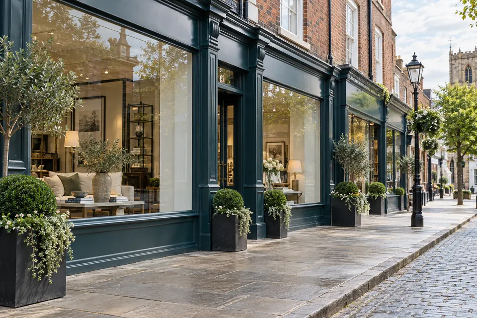 Illustrative shops & storefronts